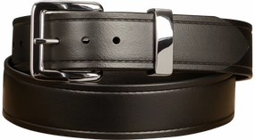 The Hercules Belt™ -  Black With Chrome Buckle And Keeper 1.50" (H300)