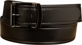 The Hercules Belt™ -  Black With Gunmetal Hercules Buckle 1.50" (H200)