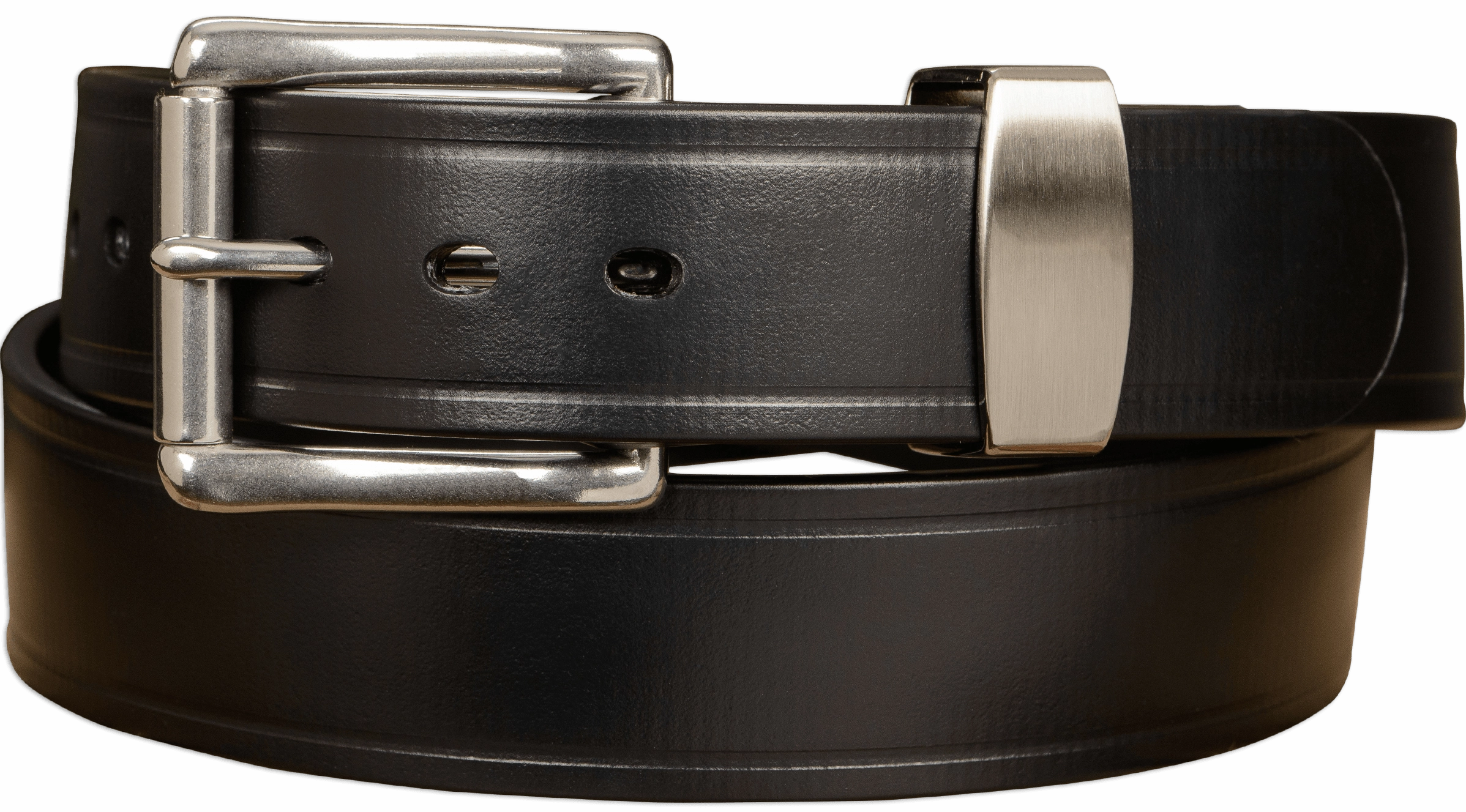 The Hercules Belt™ - Black Max Thick With Stainless Elongated Buckle And Keeper 1.50" (H510BK)