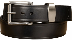 The Hercules Belt™ - Black Max Thick With Stainless Elongated Buckle And Keeper 1.50" (H510BK)