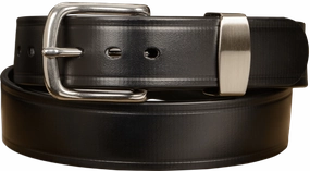 The Hercules Belt™ - Black Max Thick With Stainless Rounded Buckle And Keeper 1.50" (H530BK)