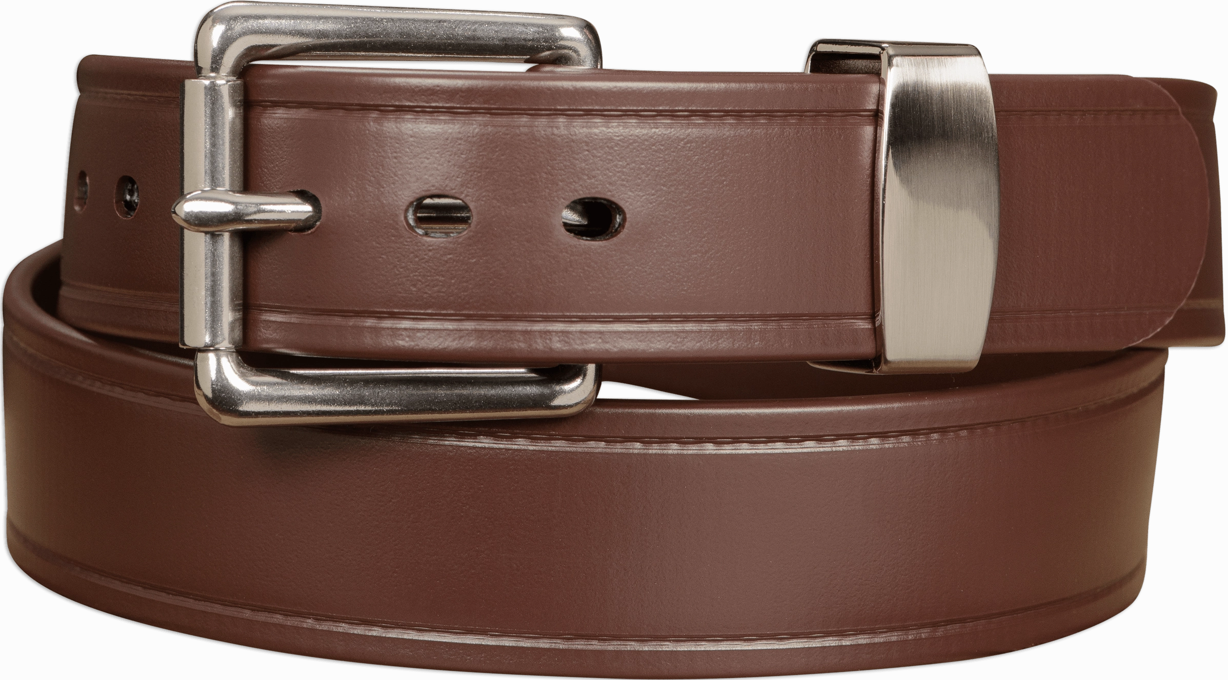 The Hercules Belt™ - Brown Max Thick With Stainless Elongated Buckle And Keeper 1.50" (H510BR)
