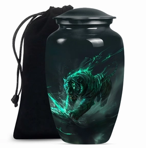 Tiger Urn: A Touching Memorial Urn for Mother's Cremation Ashes