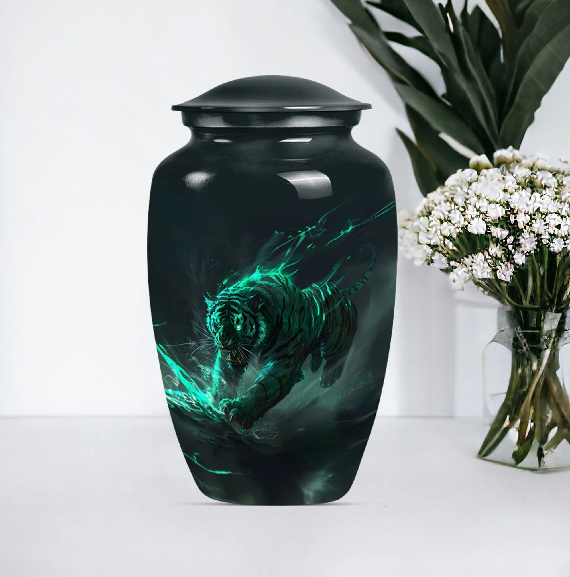 Tiger Urn: A Touching Memorial Urn for Mother's Cremation Ashes