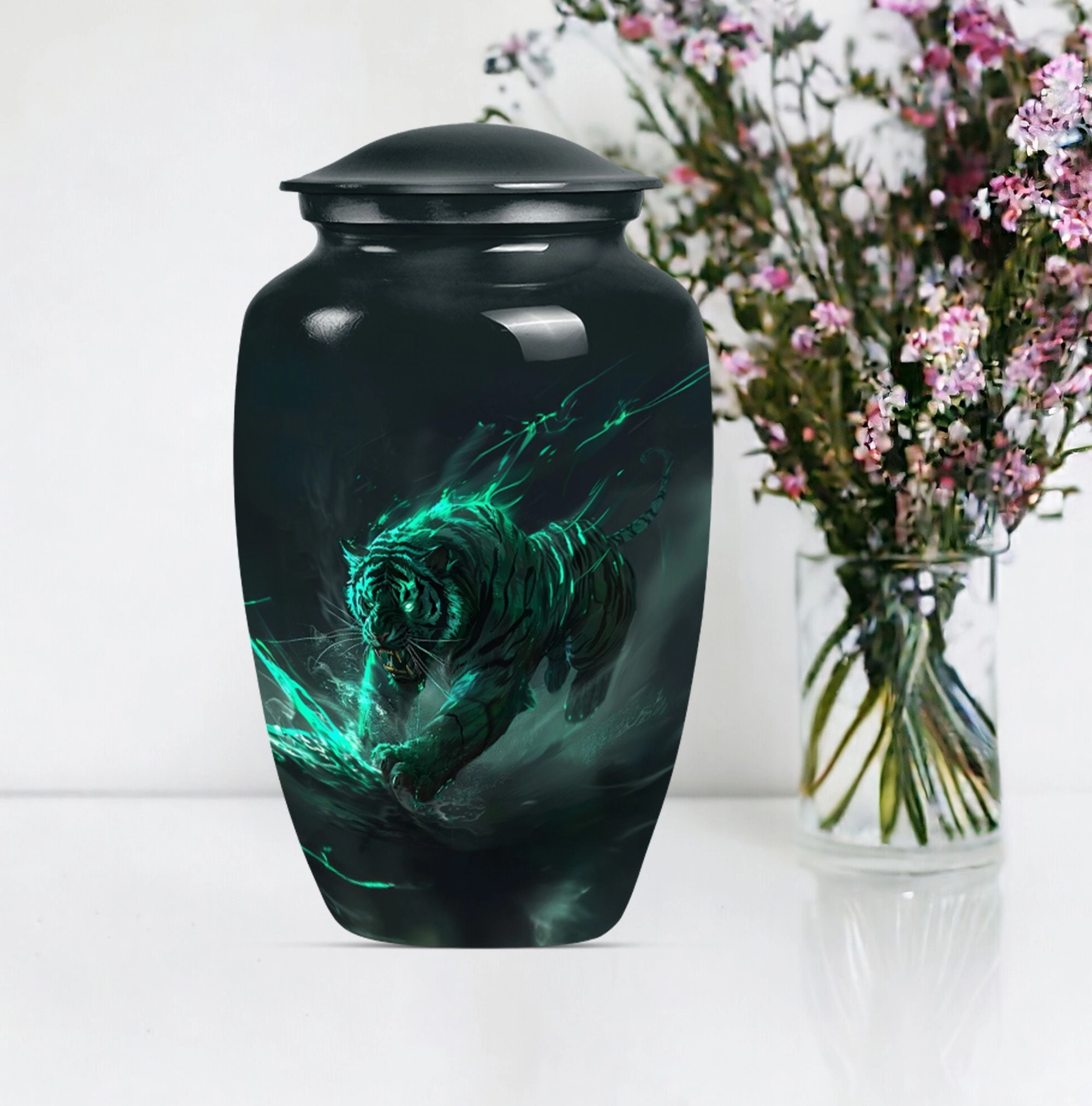 Tiger Urn: A Touching Memorial Urn for Mother's Cremation Ashes