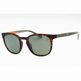 Timberland Men's Sunglasses - Dark Havana Plastic Oval Full Rim Frame | TB9274 52H