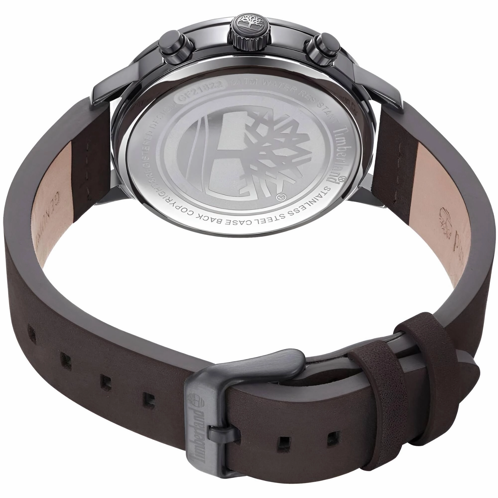 Timberland Men's Watch - Dress Sport Dark Blue Dial Dark Brown Strap | TDWGF2182203
