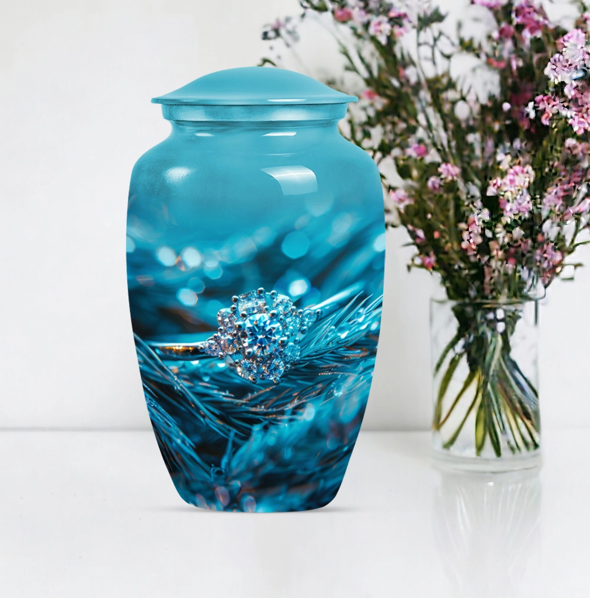 Timeless Hearts Ring Cremation Urn: Loving Memories in a Keepsake