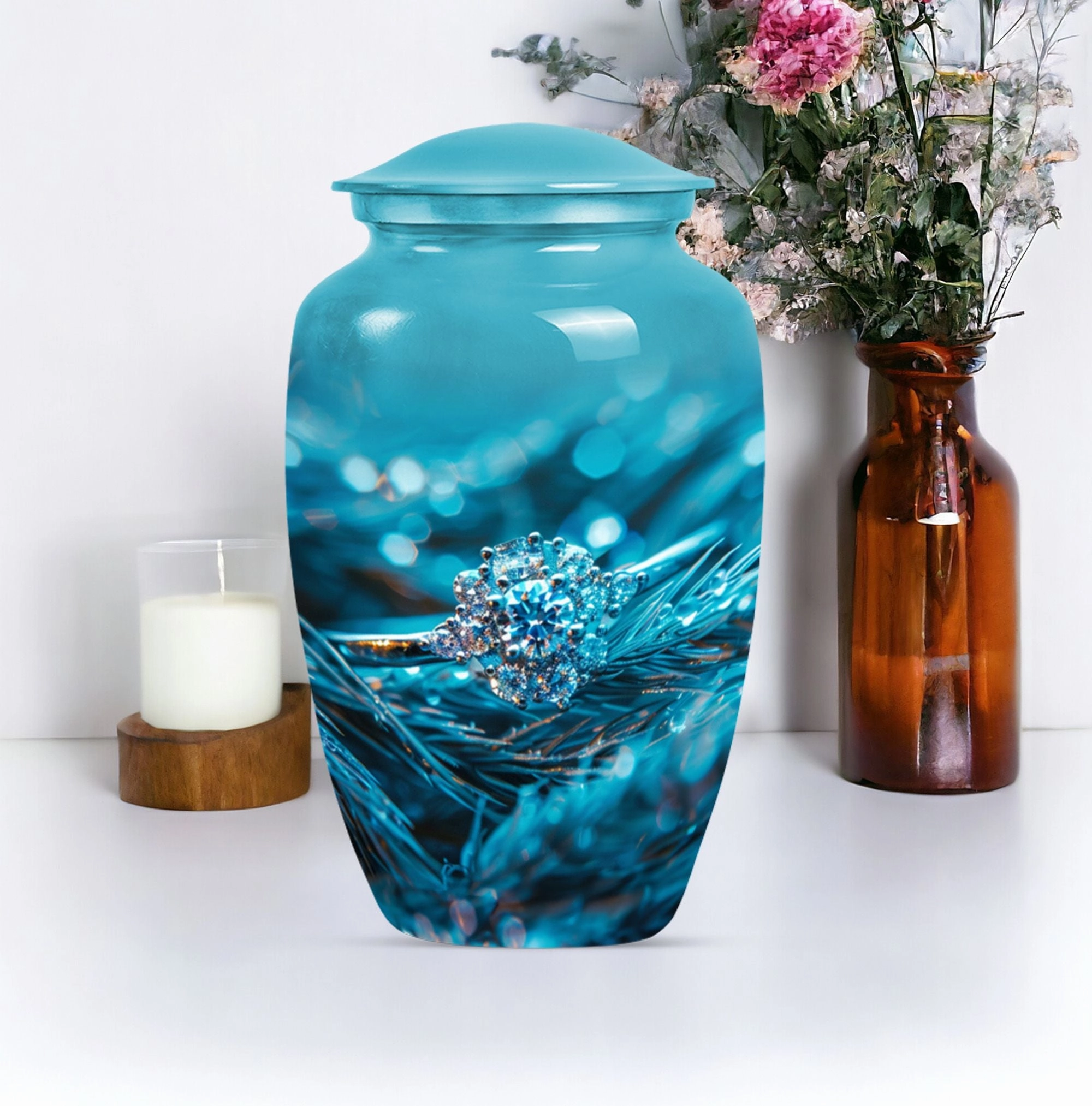Timeless Hearts Ring Cremation Urn: Loving Memories in a Keepsake