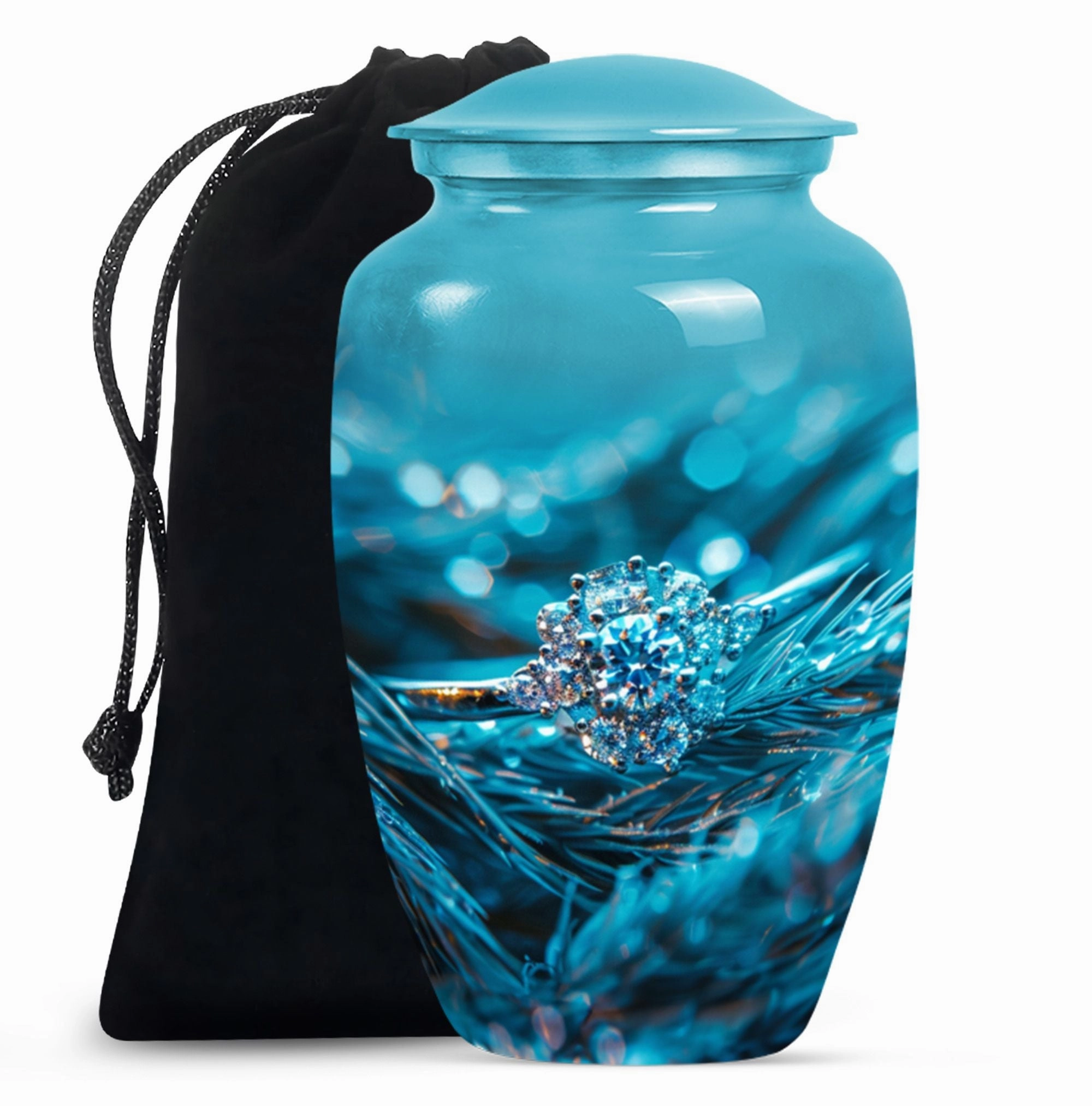 Timeless Hearts Ring Cremation Urn: Loving Memories in a Keepsake
