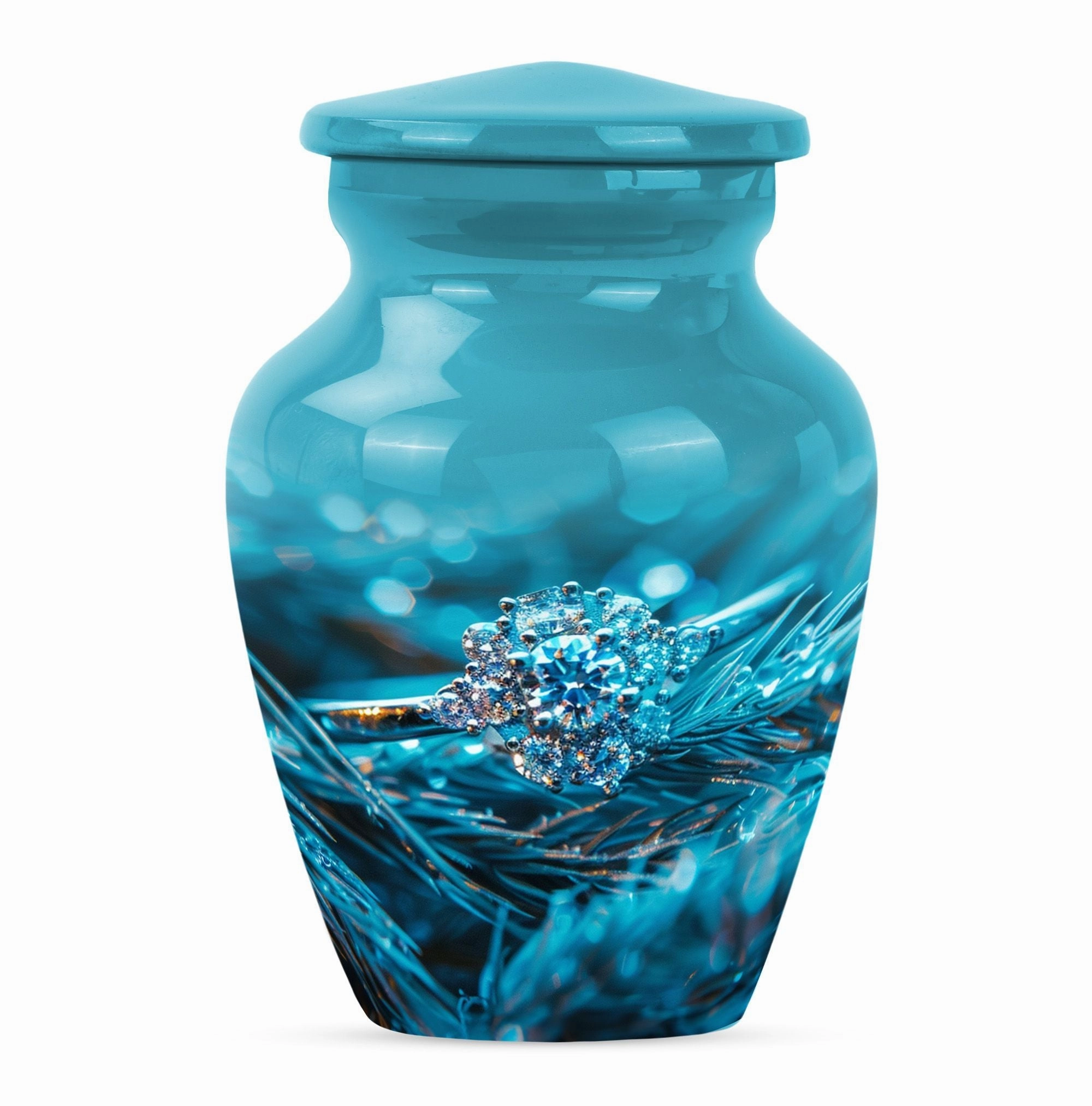 Timeless Hearts Ring Cremation Urn: Loving Memories in a Keepsake