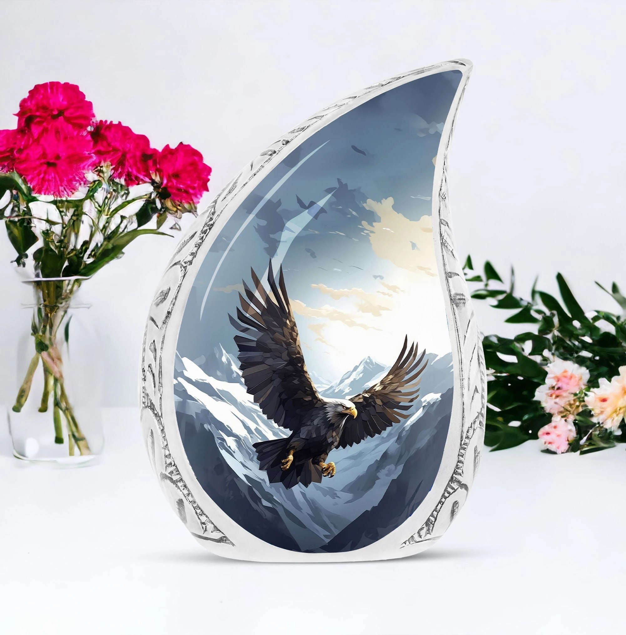Timeless Remembrance - Flying Eagle Cremation Urn for Eternal Rest