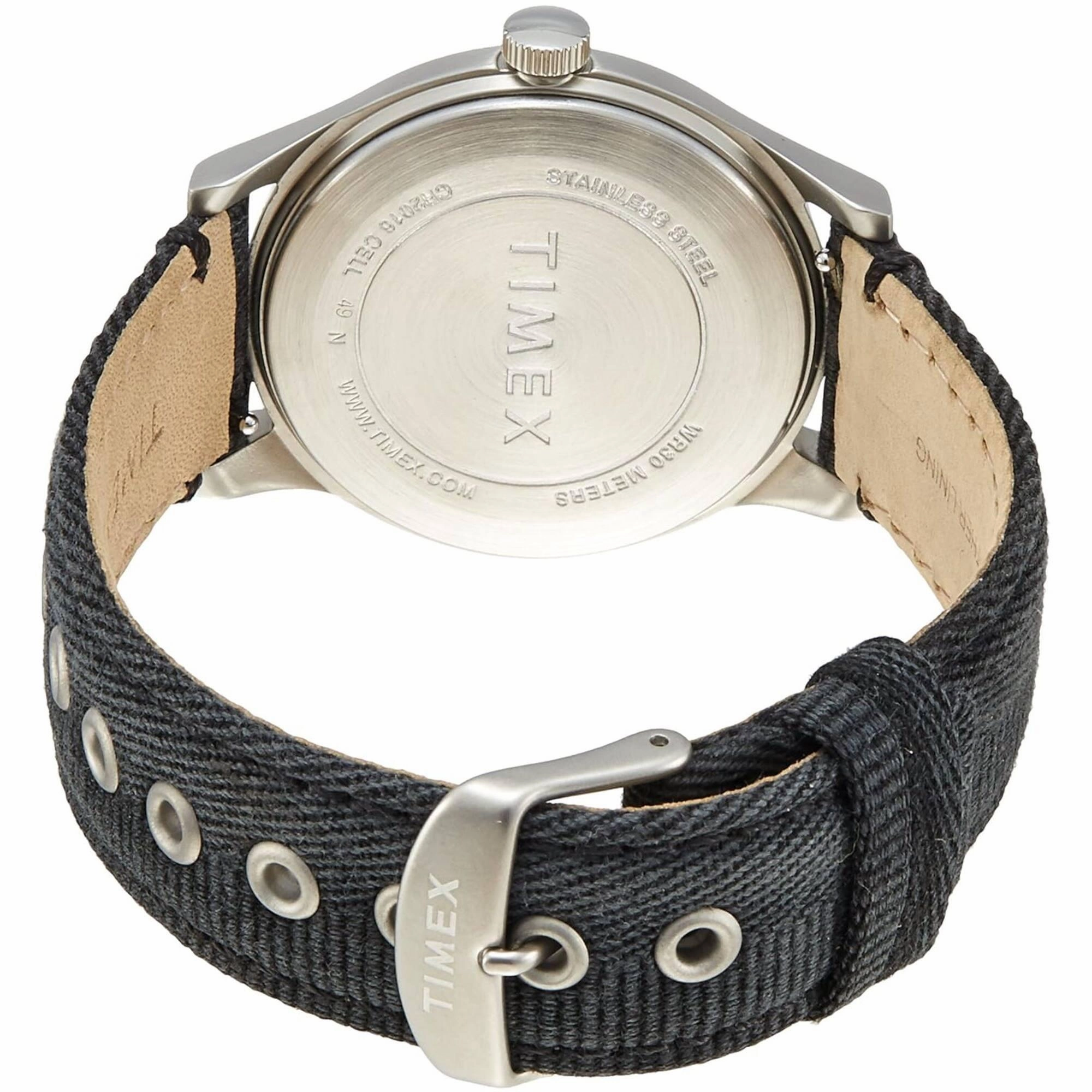 Timex Men's Watch - MK1 Quartz Stainless Steel Case Black Fabric Strap | TW2R68300