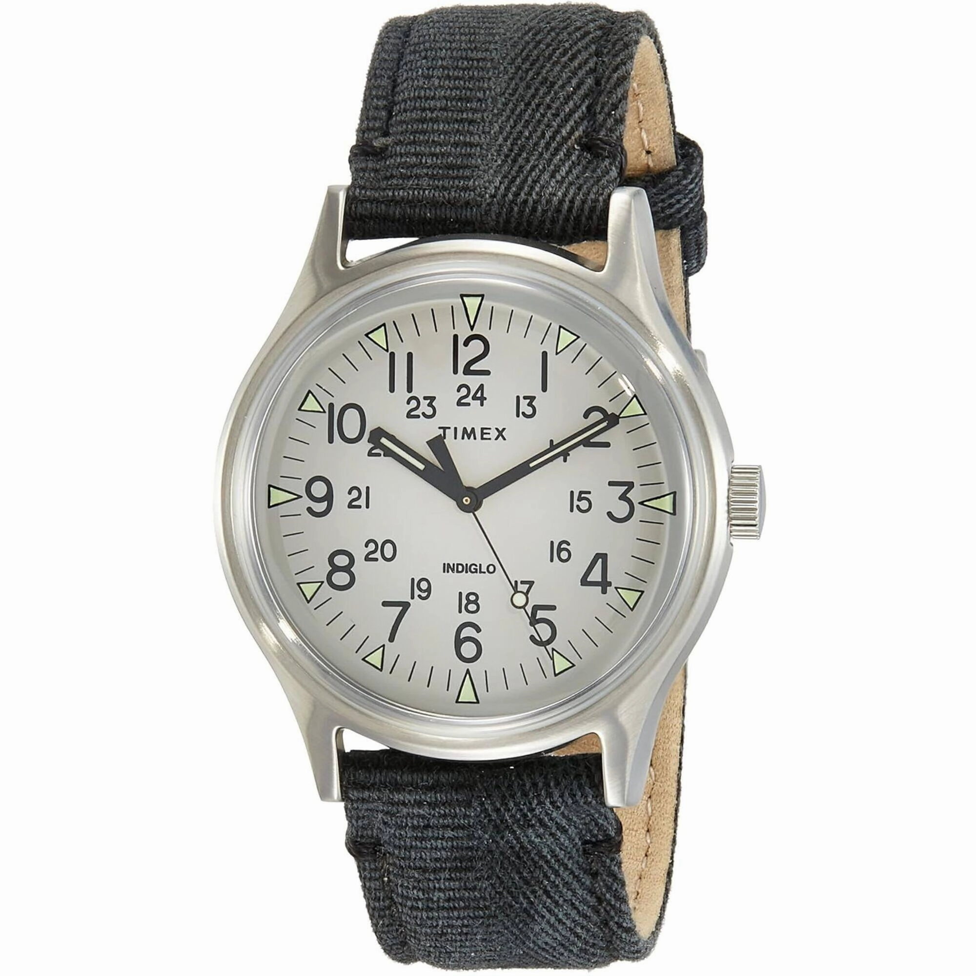 Timex Men's Watch - MK1 Quartz Stainless Steel Case Black Fabric Strap | TW2R68300