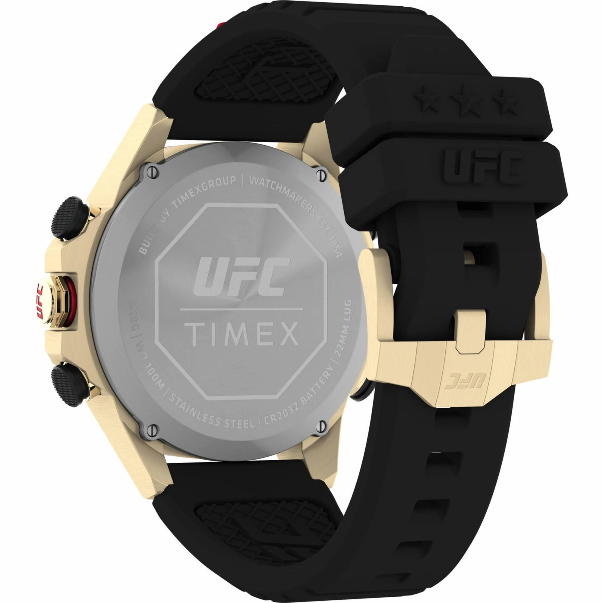 Timex Men's Watch - UFC Kick Chronograph Digital Dial Black Resin Strap | TW2V86600