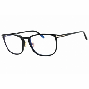 Tom Ford Men's Eyeglasses - Shiny Black Acetate Square Full Rim Frame | FT5699-B 001