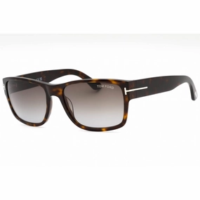 Tom Ford Men's Sunglasses - Dark Havana Plastic Frame Gradient Smoke Lens | FT0445 52B