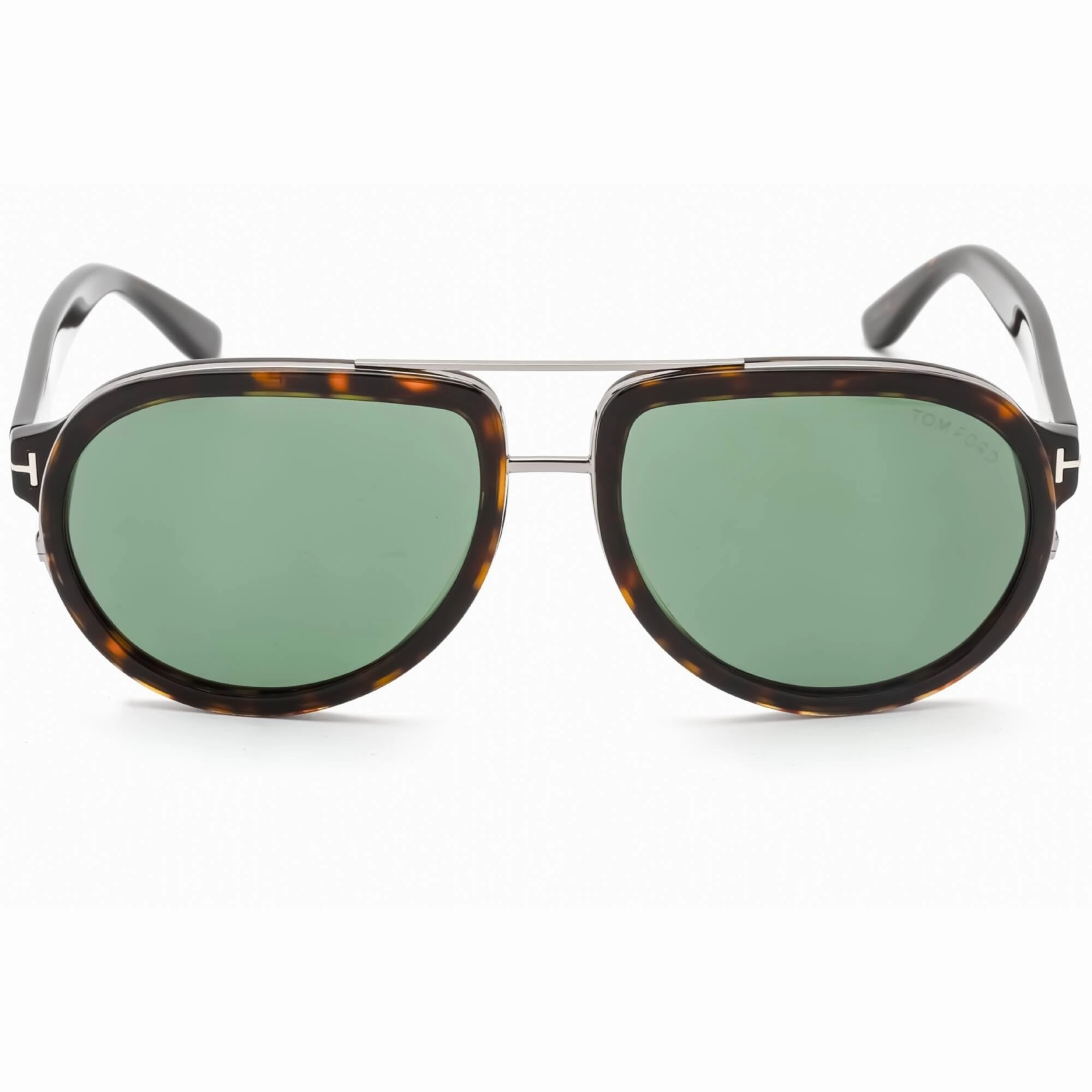 Tom Ford Men's Sunglasses - Dark Havana Plastic Pilot Full Rim Frame | FT0779 52N