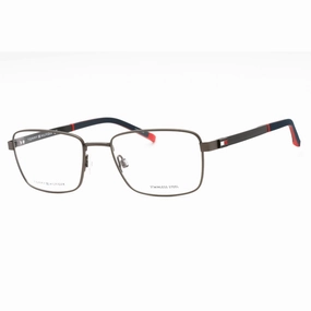 Tommy Hilfiger Men's Eyeglasses - Matte Dark Ruthenium Metal Frame | TH 1946 0R80 00