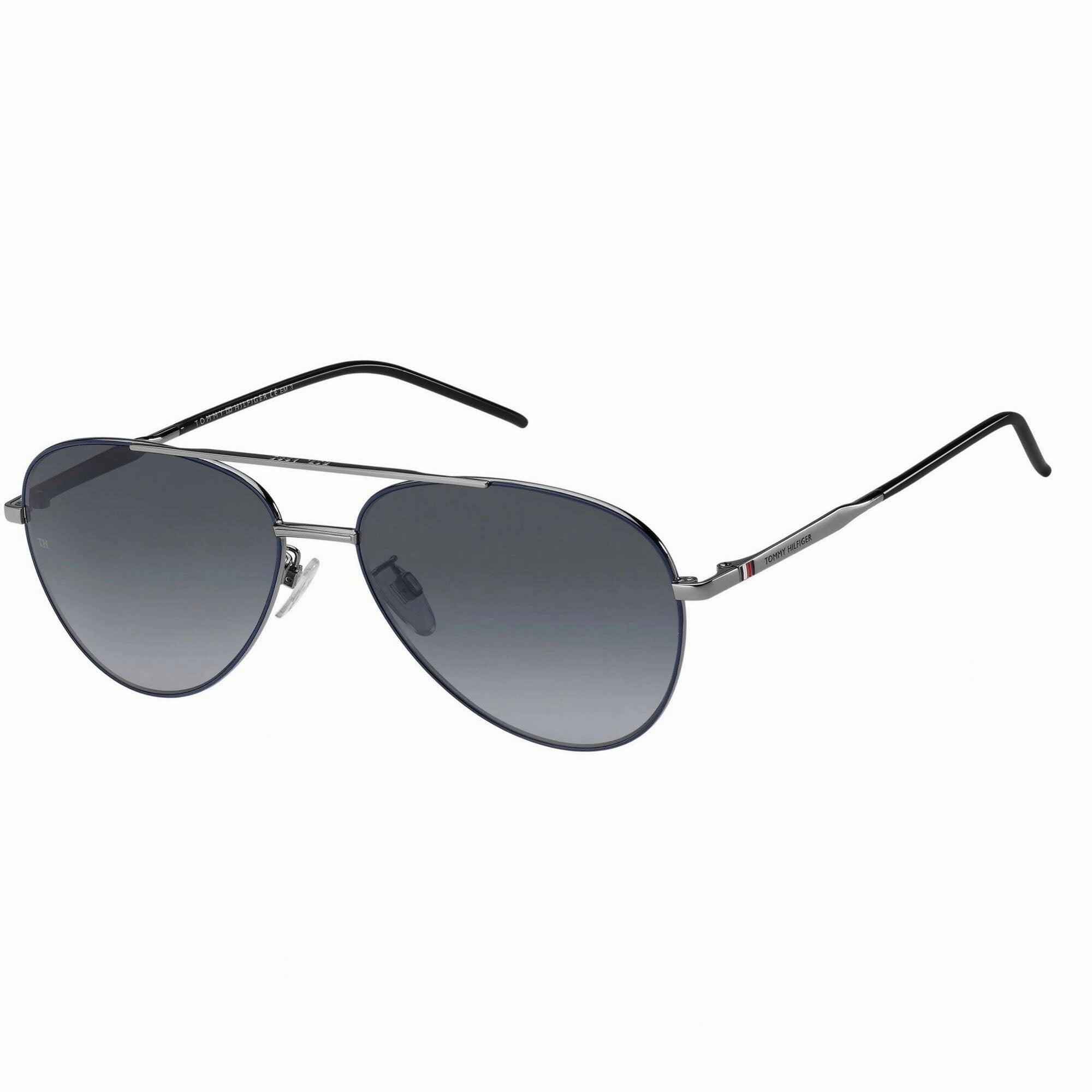 Tommy Hilfiger Men's Sunglasses - Ruthenium Blue Metal Aviator Frame | TH 1788/F 0V84