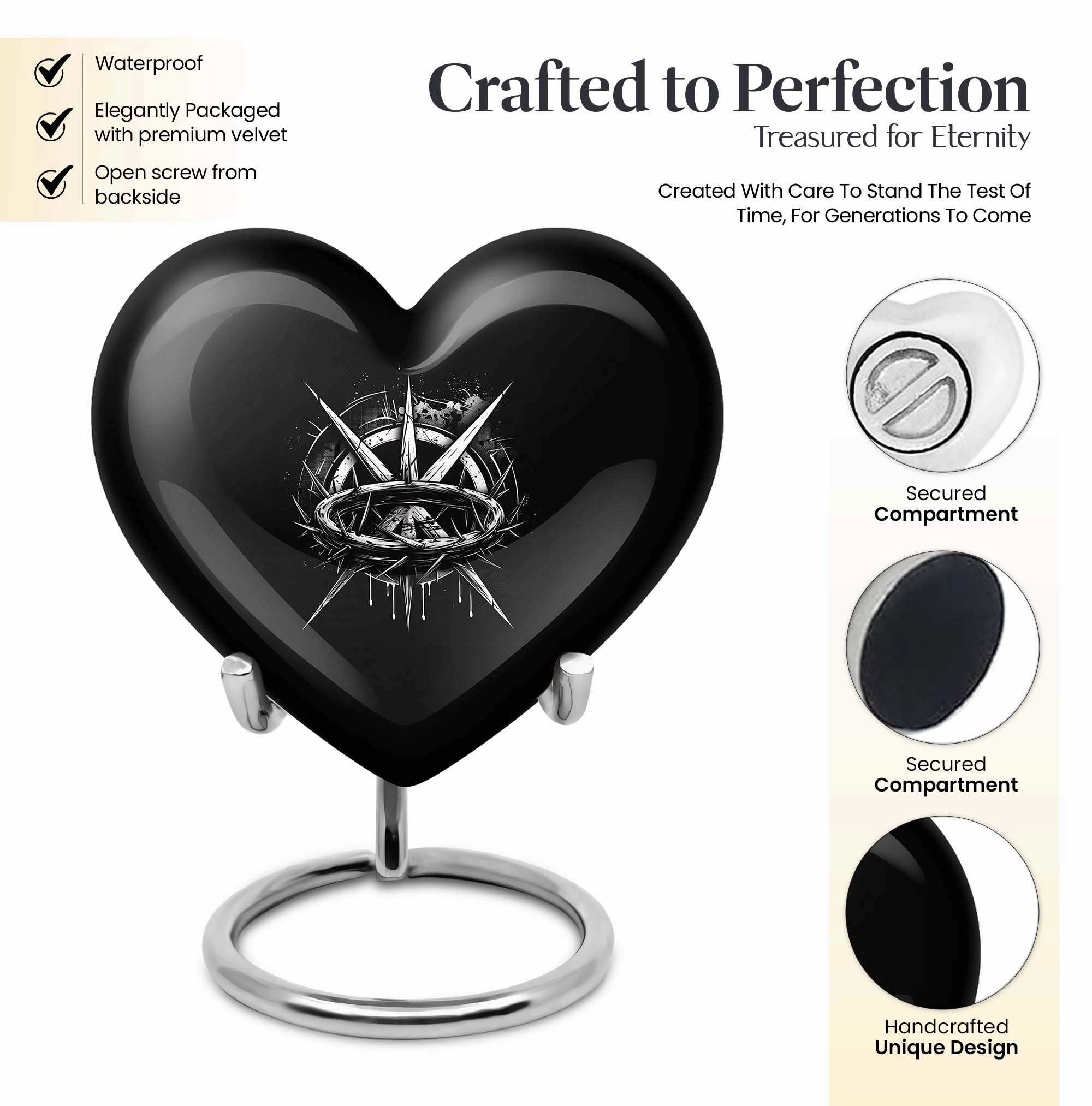 Treasured Devotion Catholic Ash Holder