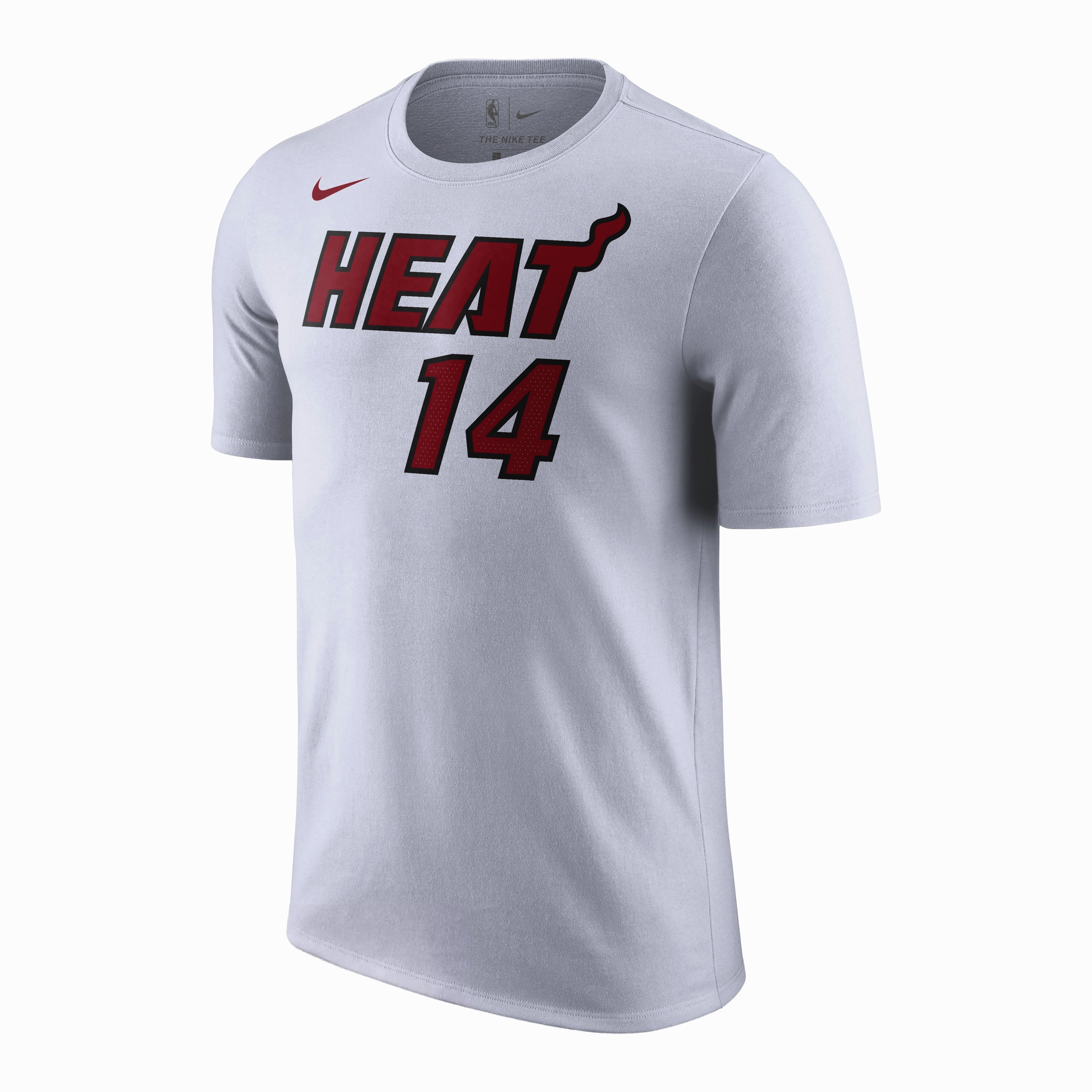 Tyler Herro Association White Name & Number Tee