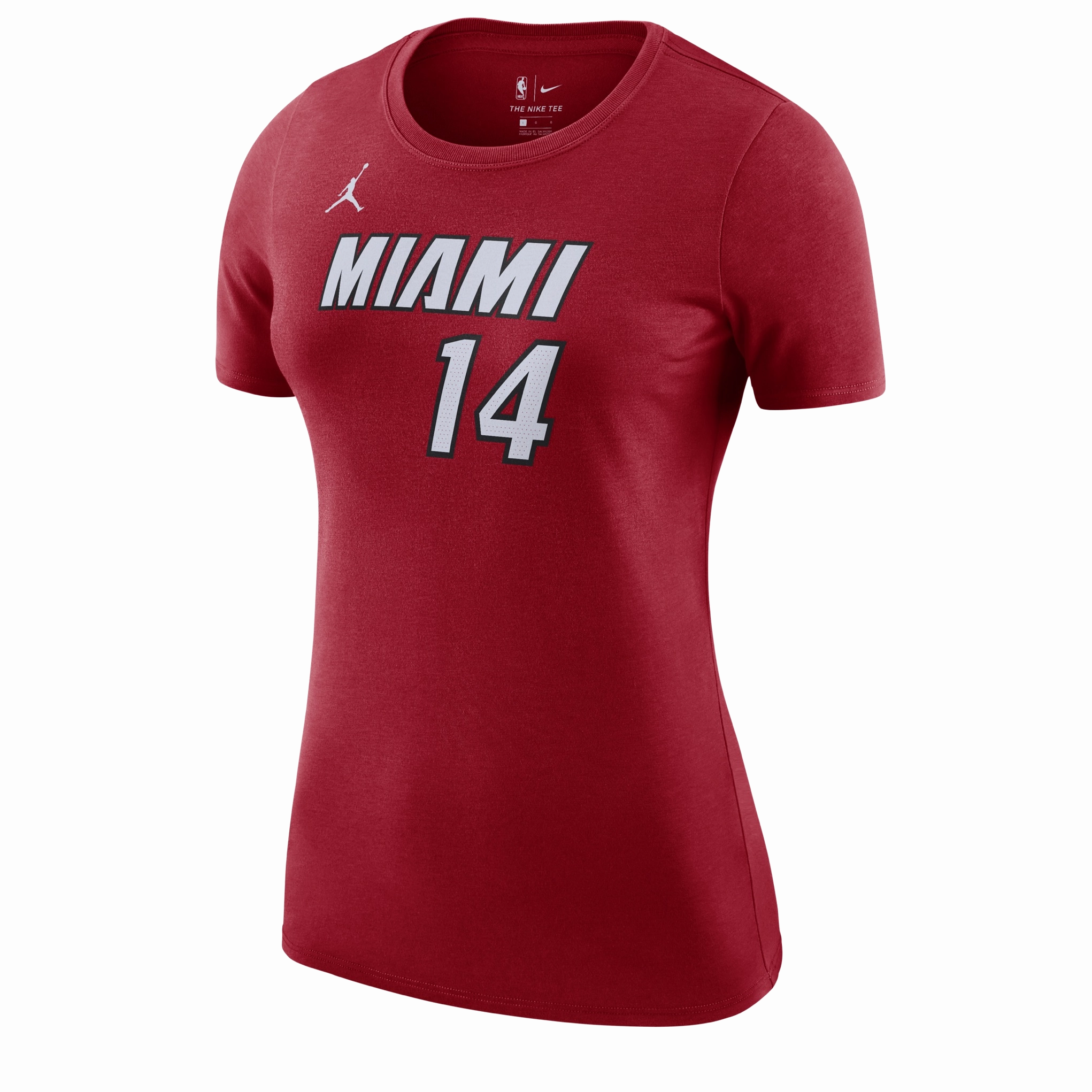 Tyler Herro Nike Jordan Brand Statement Red Name & Number Women's Tee