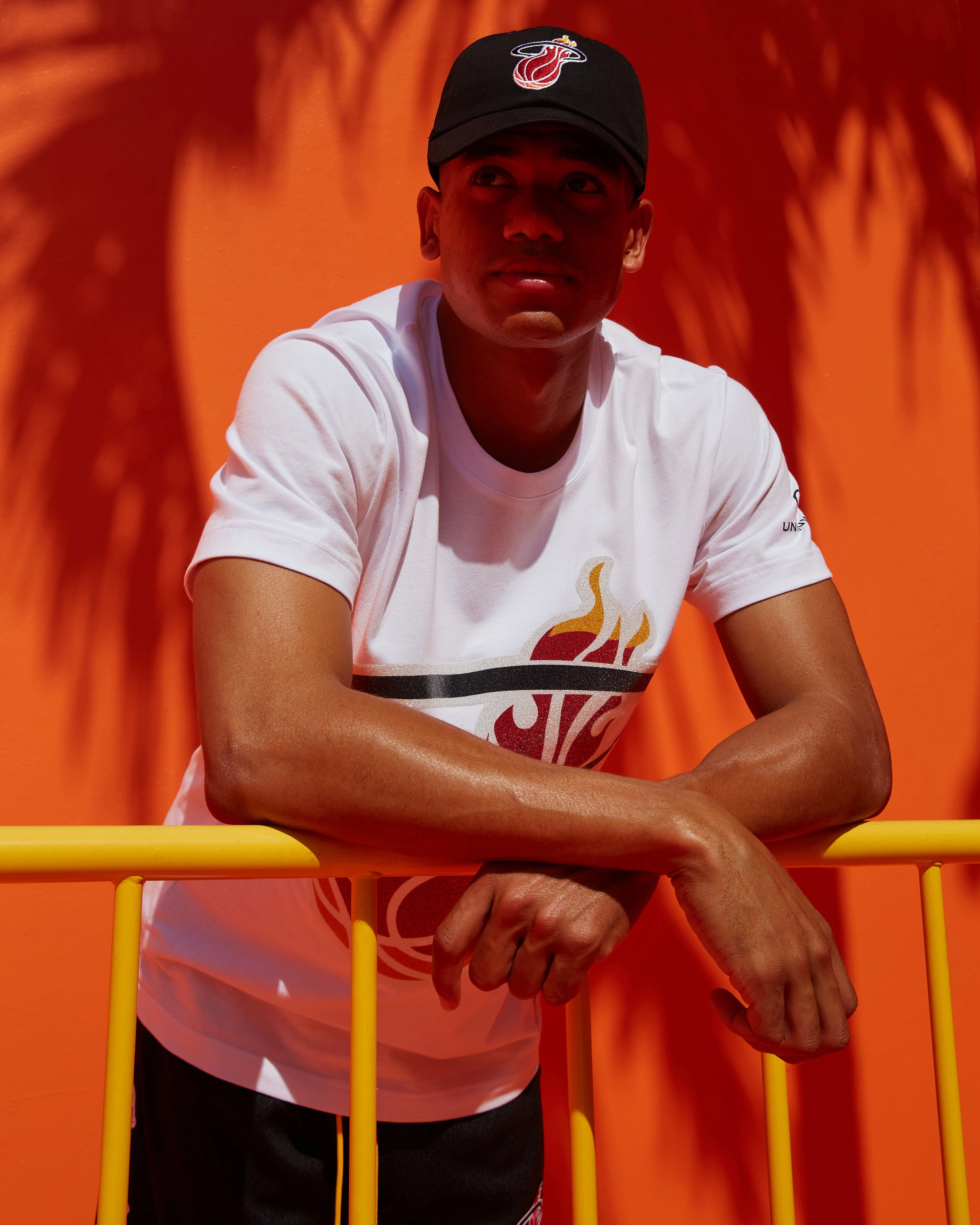 UNKNWN X Mitchell and Ness X Miami HEAT My Towns Crystal Tee