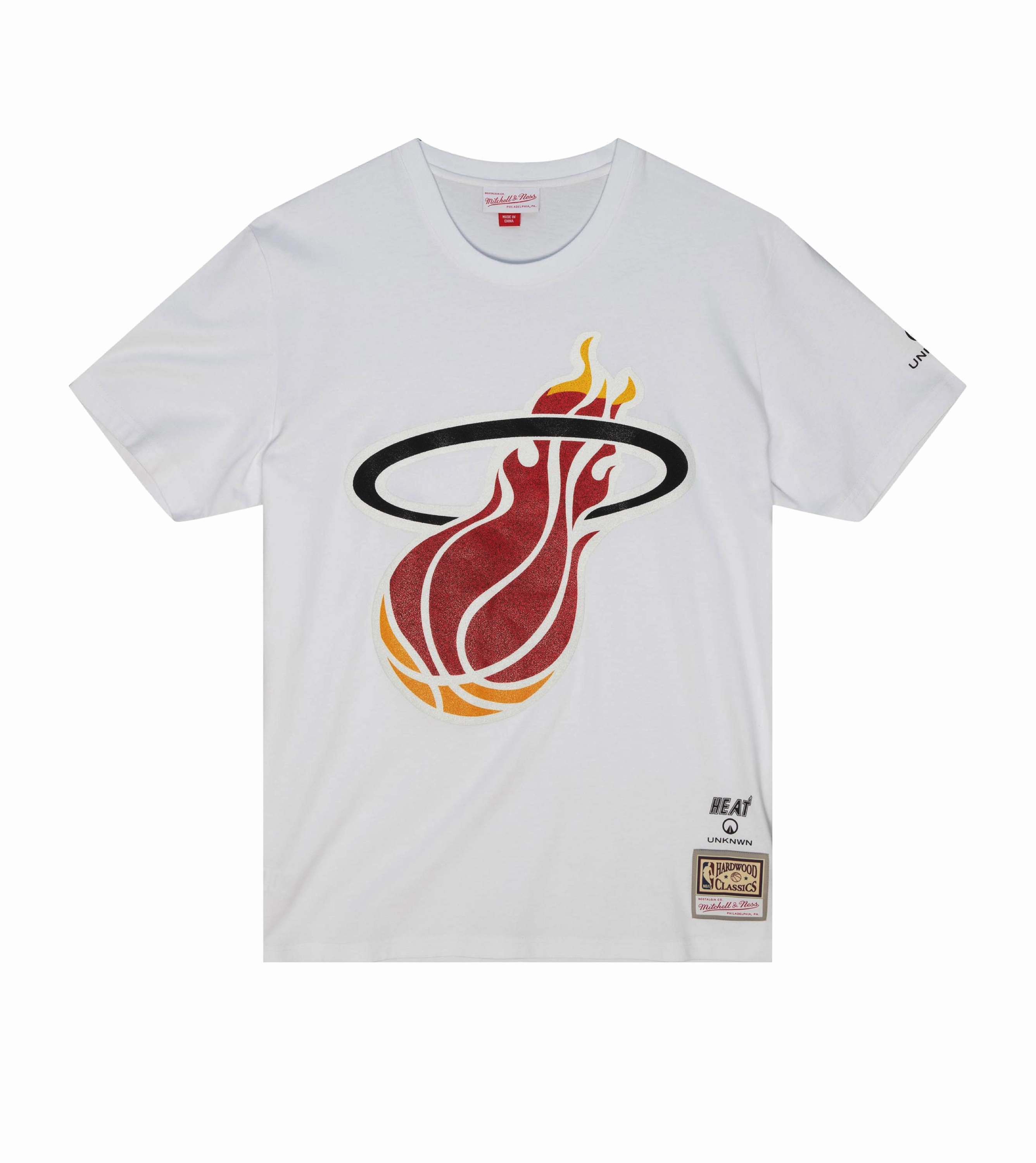 UNKNWN X Mitchell and Ness X Miami HEAT My Towns Crystal Tee