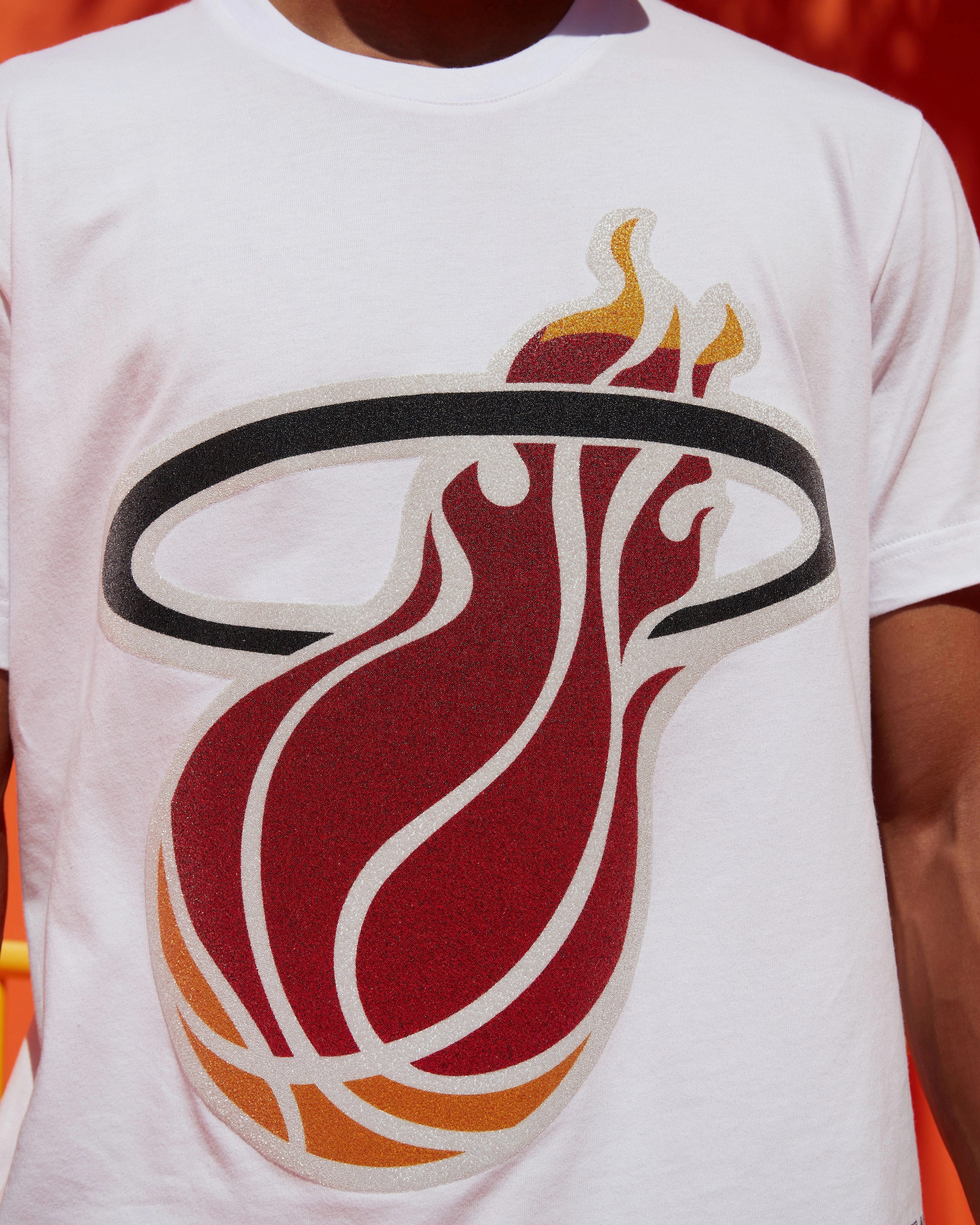 UNKNWN X Mitchell and Ness X Miami HEAT My Towns Crystal Tee