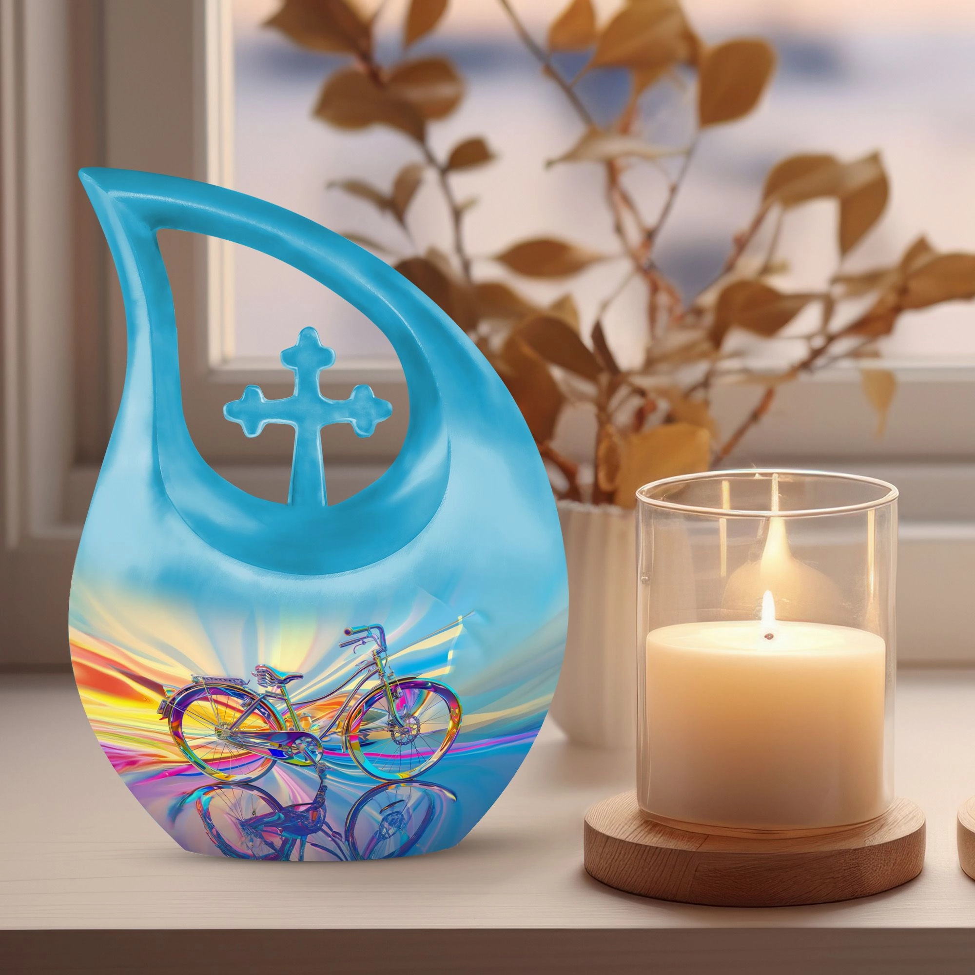 Velocity Whirl Memorial Cremation Urn For Ashes