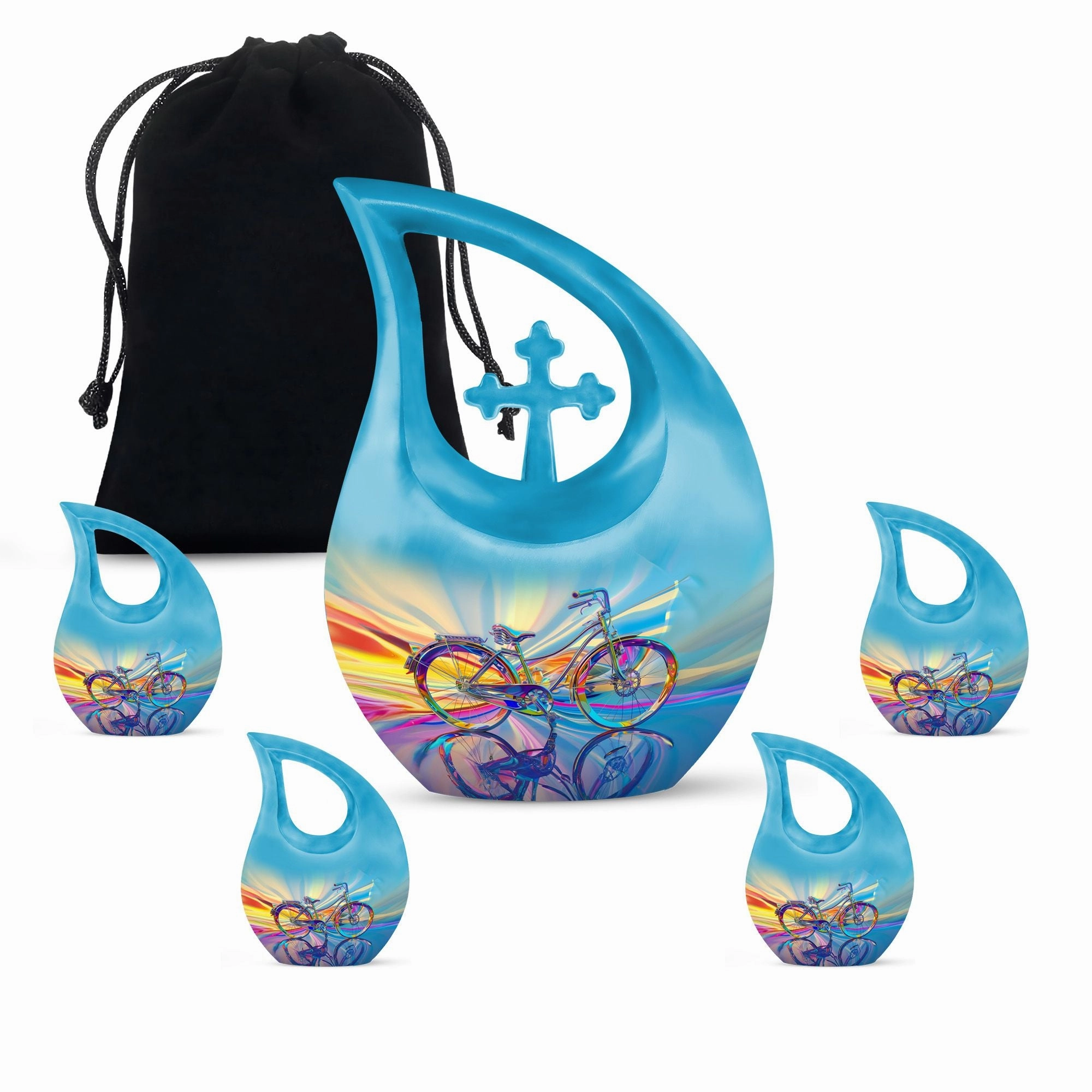 Velocity Whirl Memorial Cremation Urn For Ashes