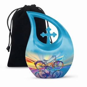 Velocity Whirl Memorial Cremation Urn For Ashes