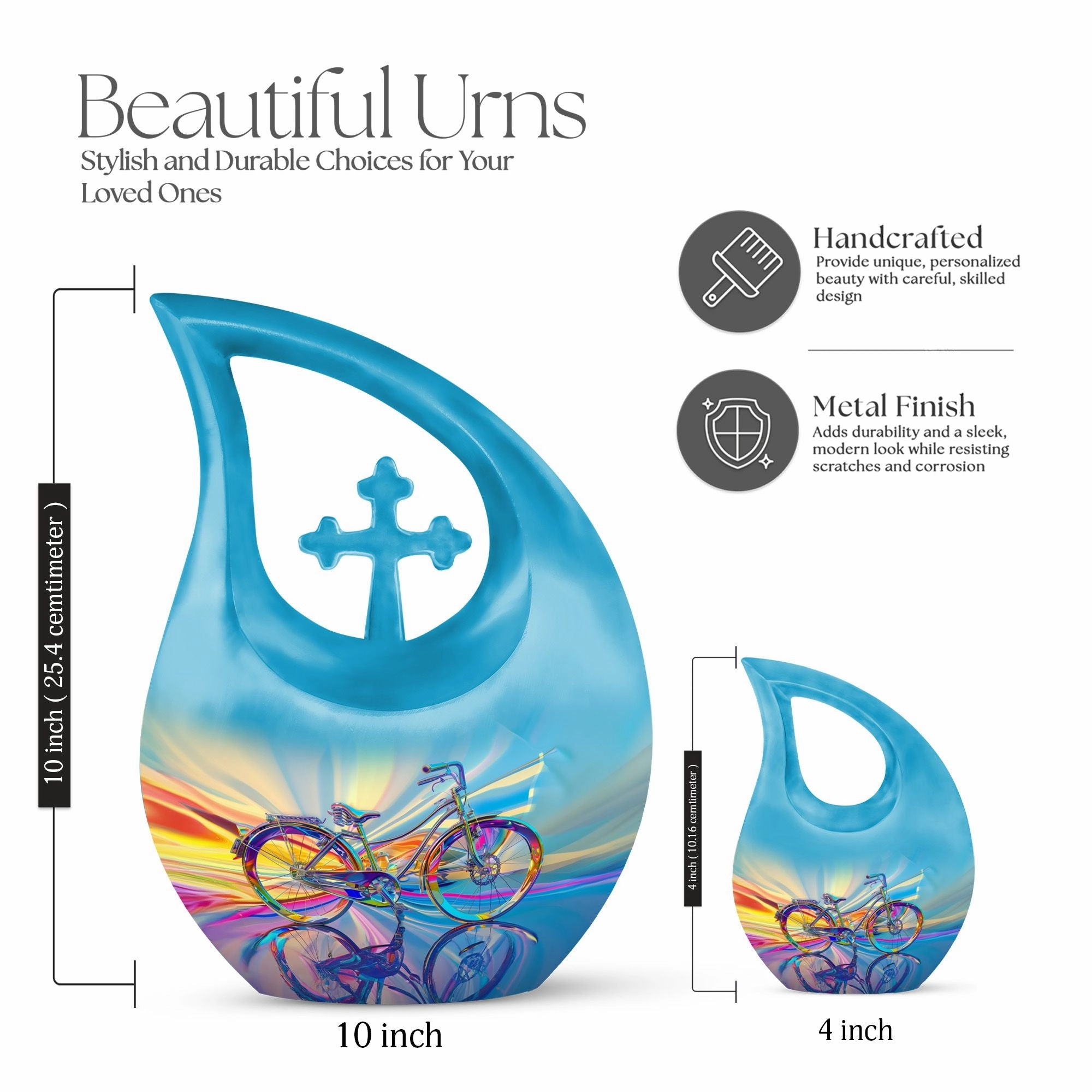 Velocity Whirl Memorial Cremation Urn For Ashes