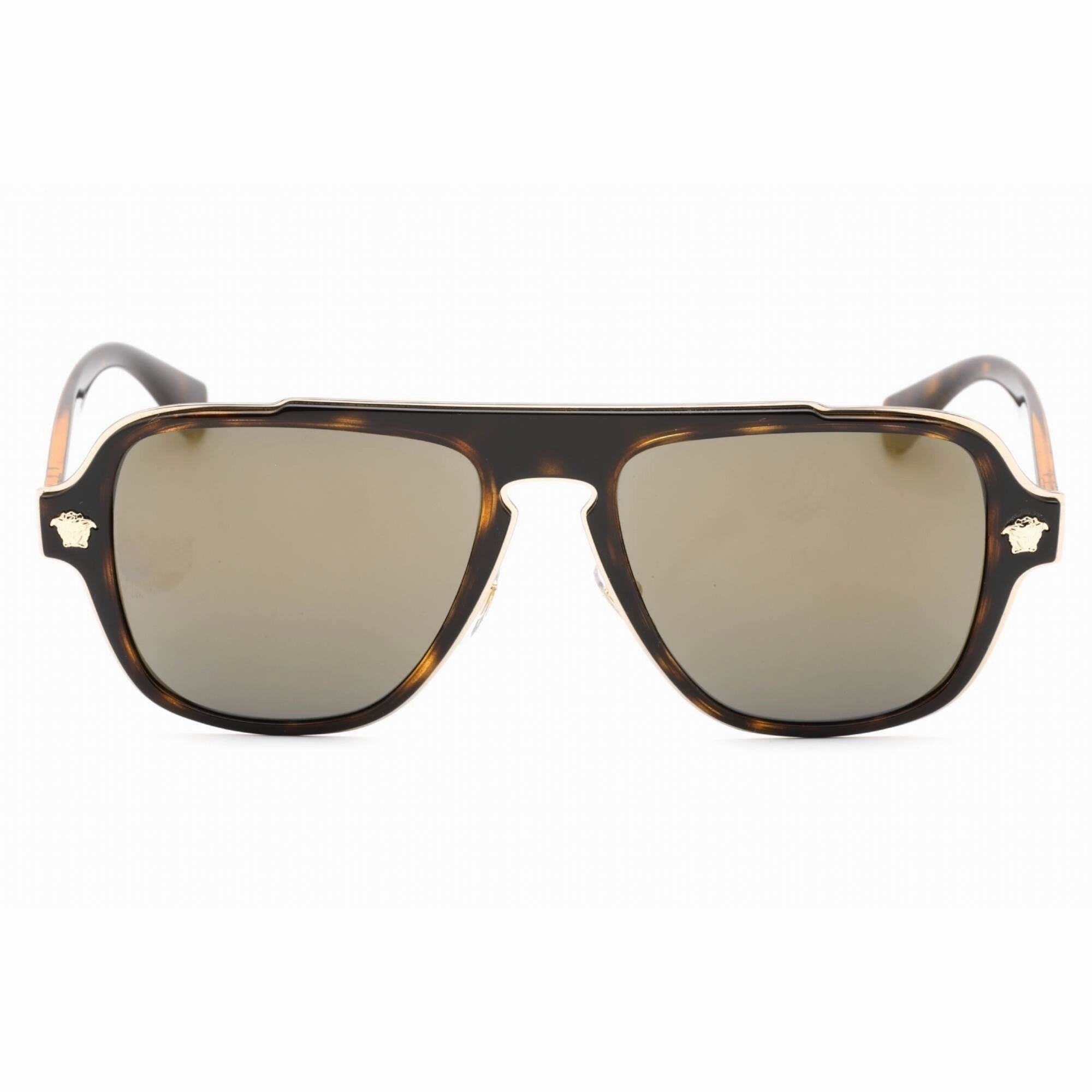 Versace Men's Sunglasses - Dark Havana Full Rim Plastic Frame | VE2199 12524T