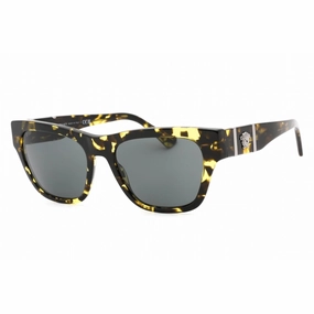 Versace Men's Sunglasses - Yellow Spotted Havana Frame Dark Grey Lens | 0VE4457 542887