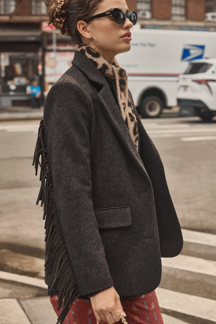 Veste Marceau gris anthracite