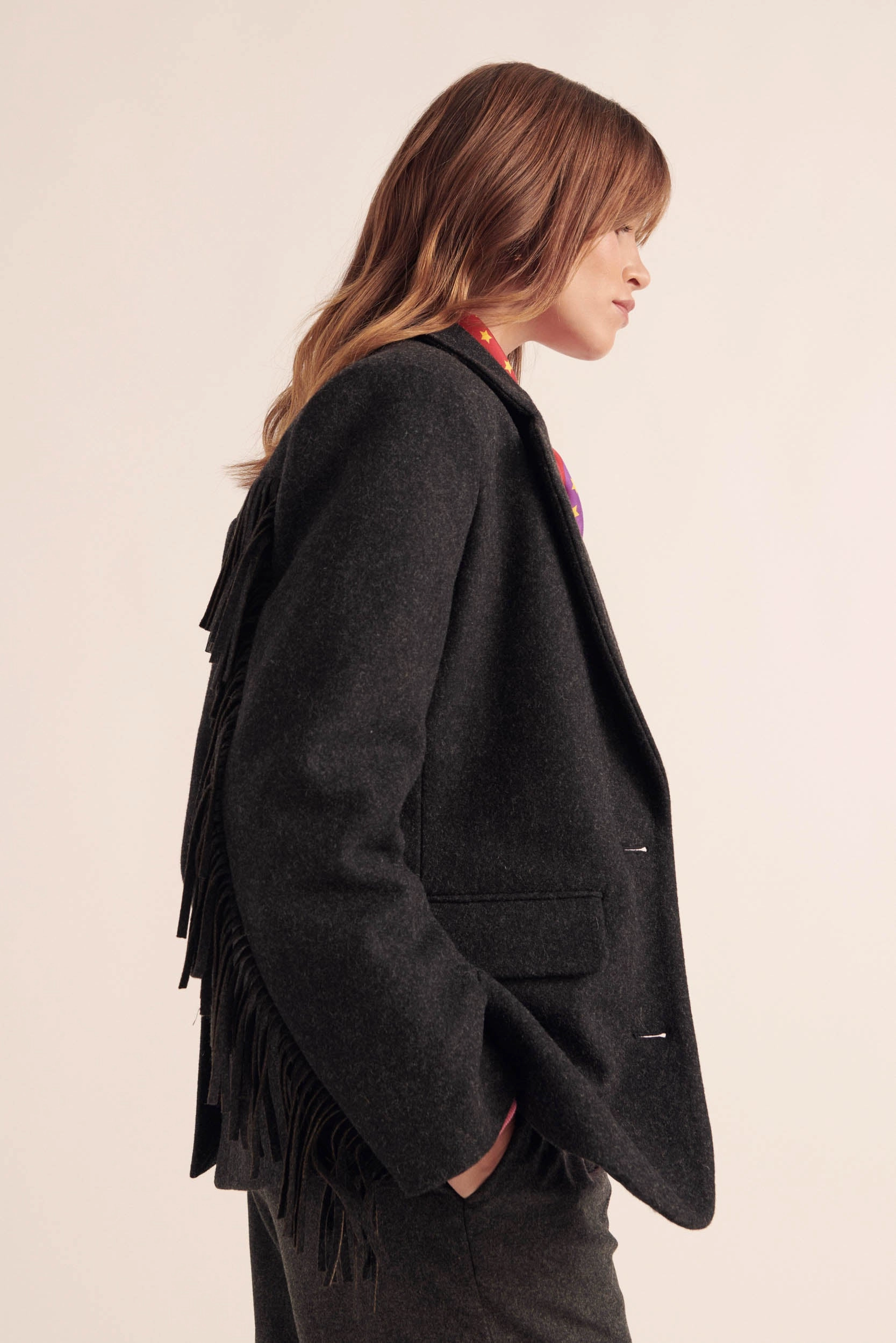 Veste Marceau gris anthracite