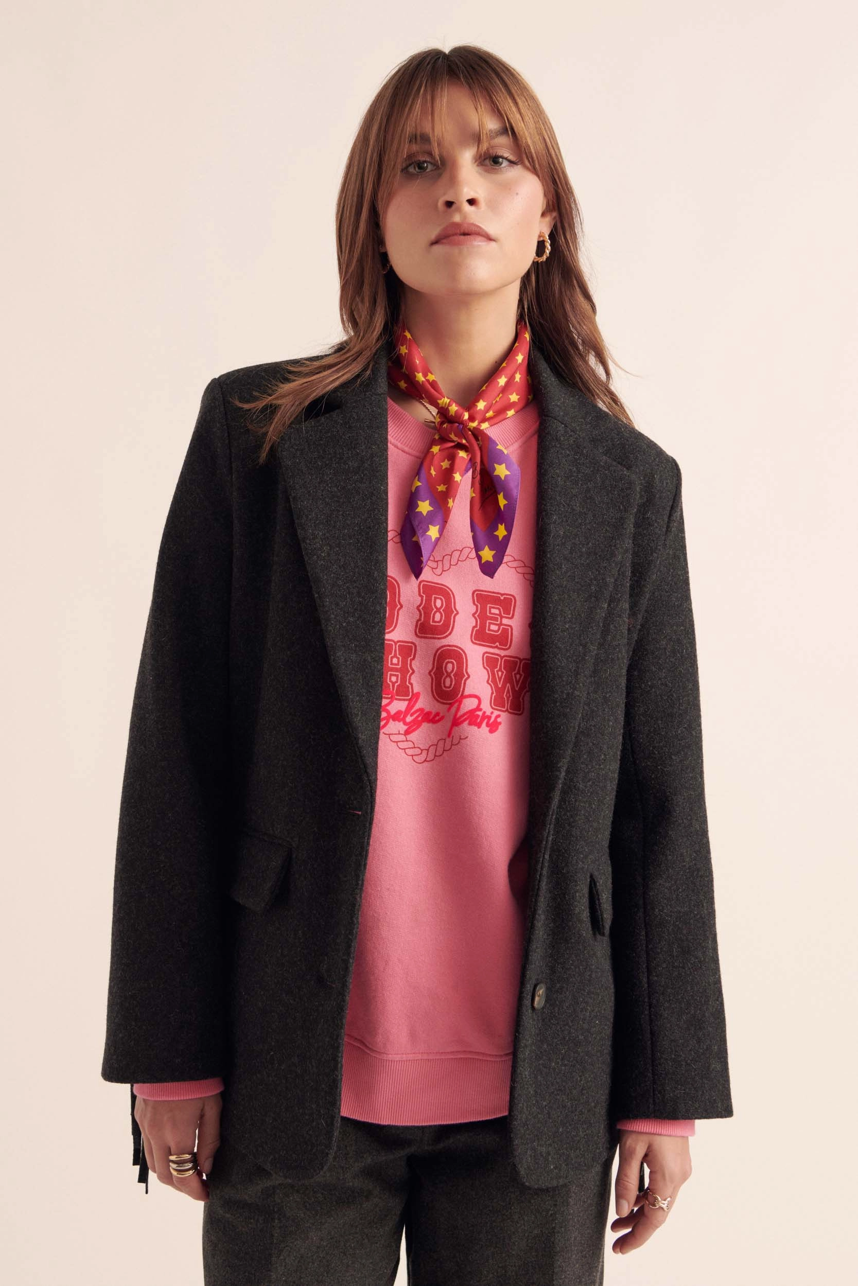 Veste Marceau gris anthracite