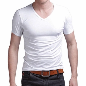 West Louis™ V-neck Cotton T-Shirt