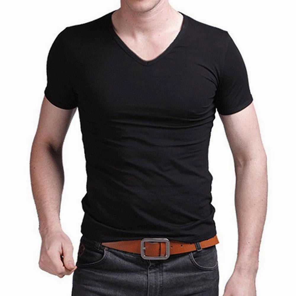 West Louis™ V-neck Cotton T-Shirt