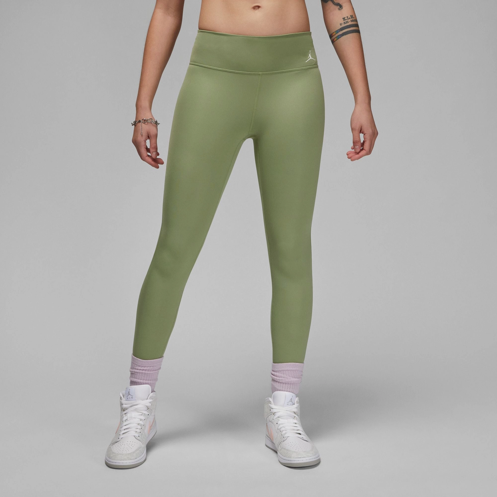 Women's Jordan Sculpt Leggings - OIL GREEN/PHANTOM