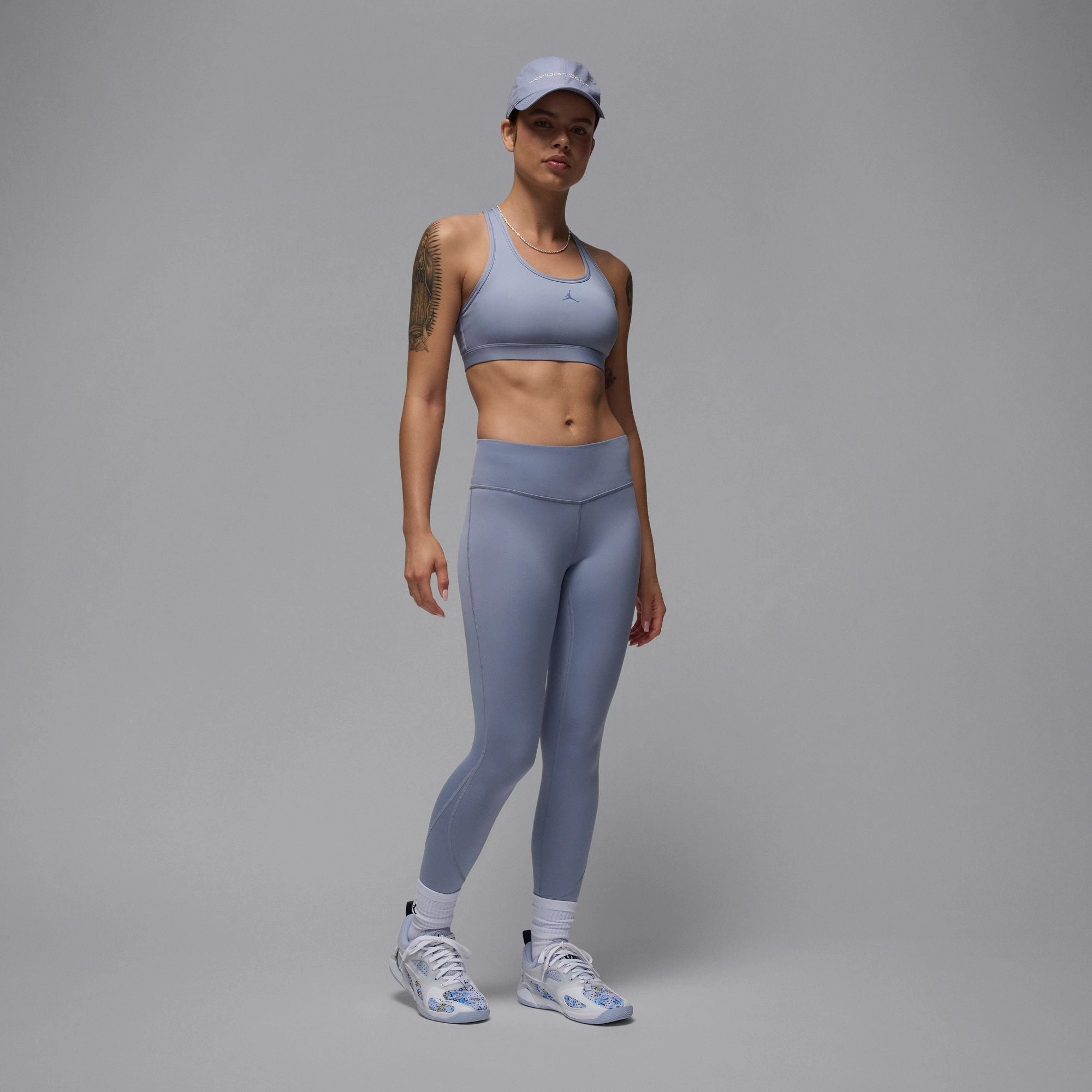 Women's Jordan Sport Leggings - INDIGO HAZE/PURPLE SLATE