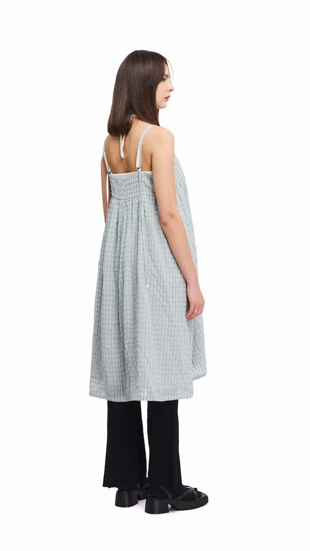 Wrinkle Chiffon Slipdress