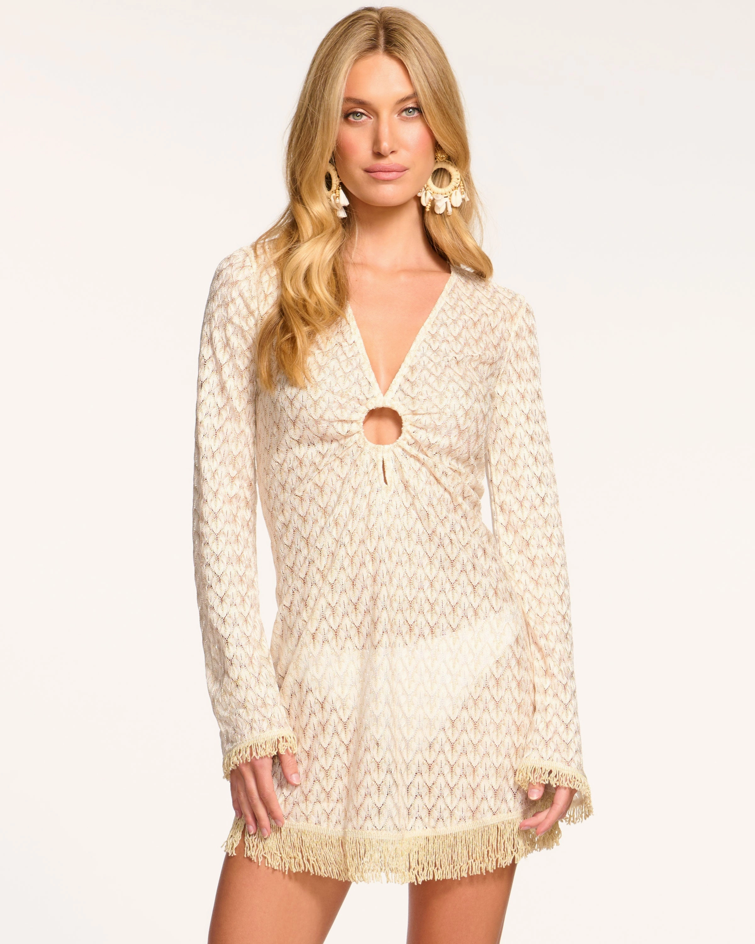 Zig Zag Cassie Coverup Mini Dress